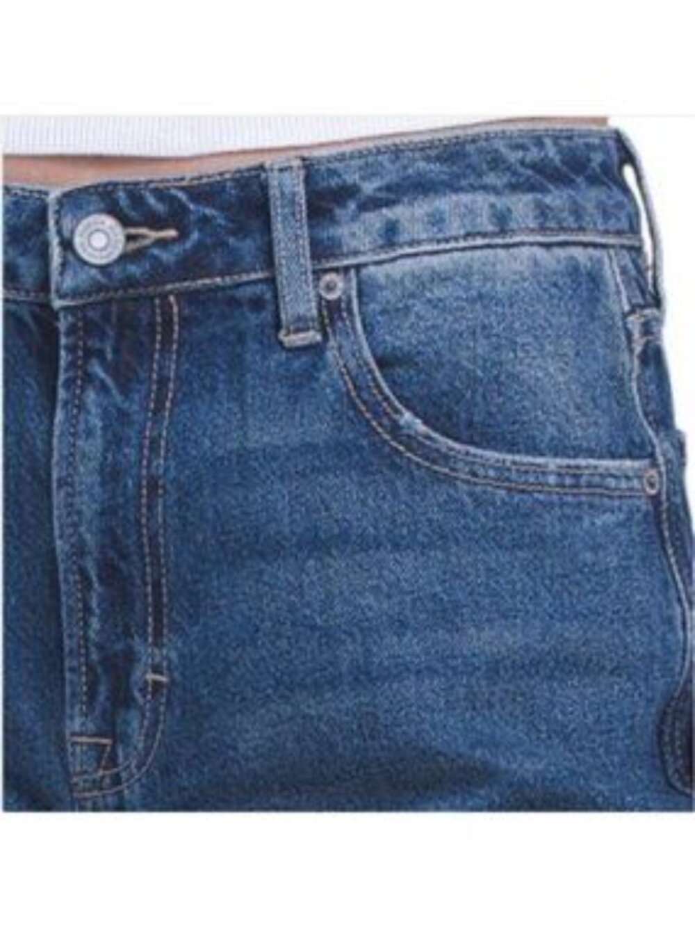 HIDDEN Clean Classic Oversize Cuffed Hem Wide Leg Jeans - Picture 3 of 3